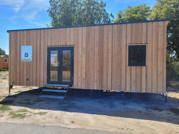 Container trailer mobile da 20 piedi – casa ecologica e multiuso