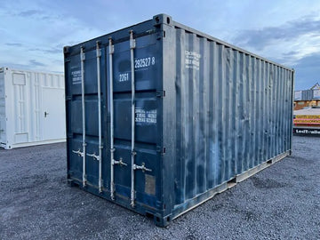 Container marittimo blu da 20 piedi usato – Soluzione conveniente