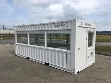 Container Ufficio Panoramico da 20’ – Modulo Efficiente di Sorveglianza e Controllo