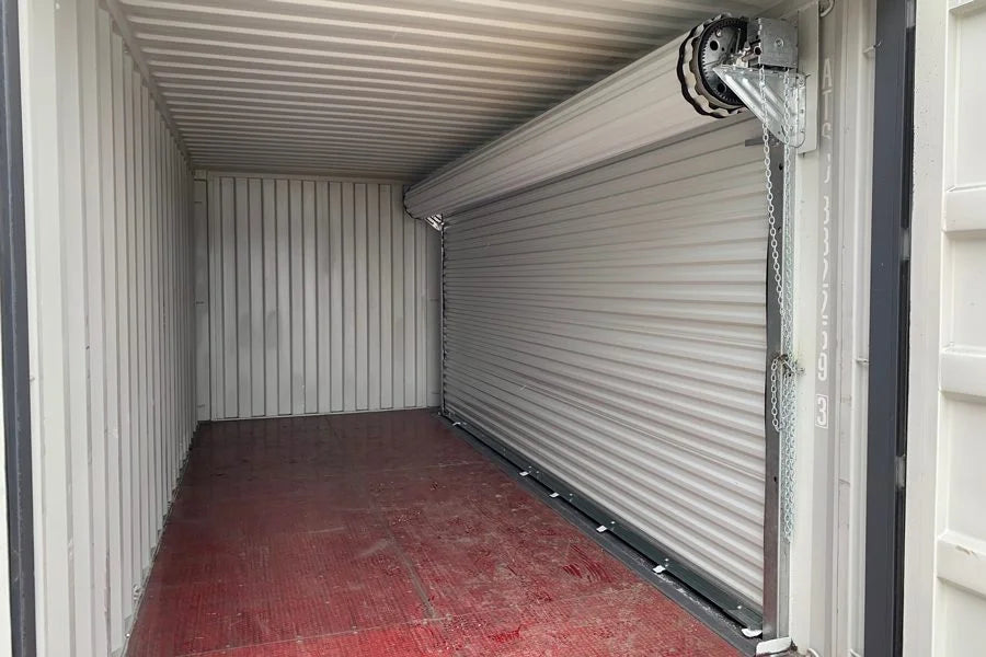 Container 20' con tenda impermeabile – Spazio di stoccaggio sicuro e protetto