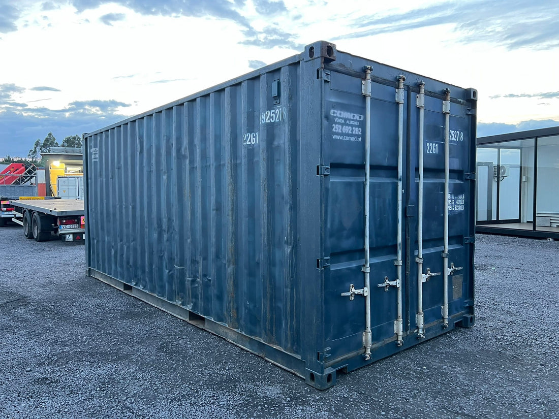 Container marittimo blu da 20 piedi usato – Soluzione conveniente