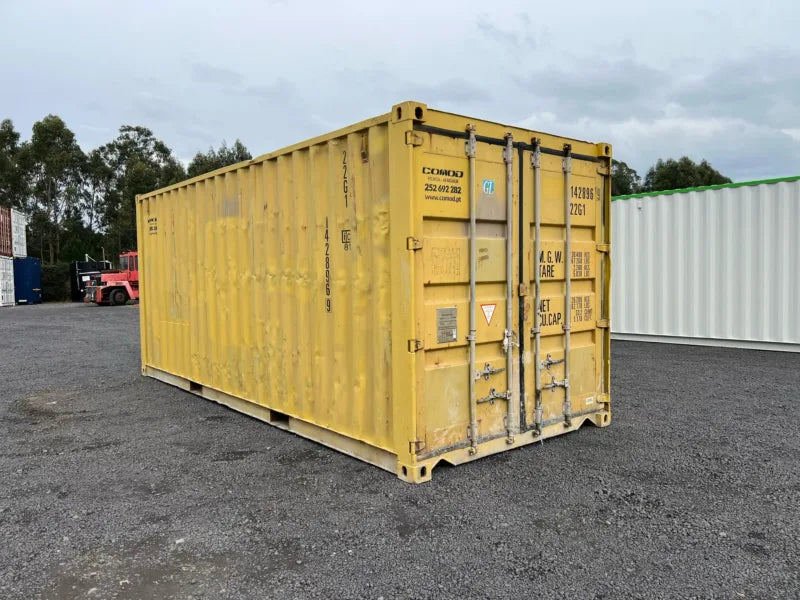 Container Giallo Usato da 6 Metri – Ottime Condizioni e Prezzo Competitivo
