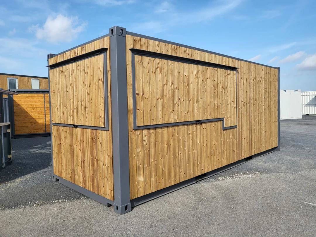 Container snack bar 20' Privilège Wood – design e funzionalità premium